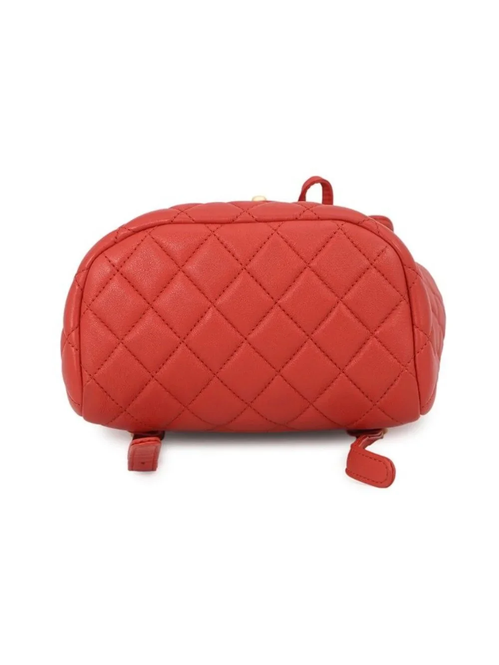 Chanel Backpack Quilted CC Logo Lambskin